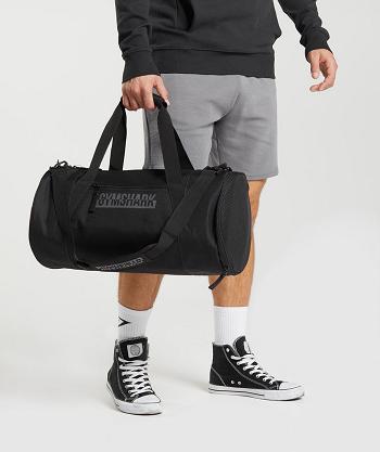 Gymshark Bold Barrel Väska Herr Svarta | SE 3165SGL